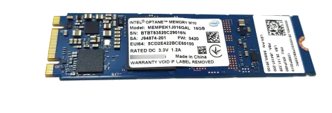 SSD INTEL OPTANE 16GB M10 NVME M.2 2280 - INTEL