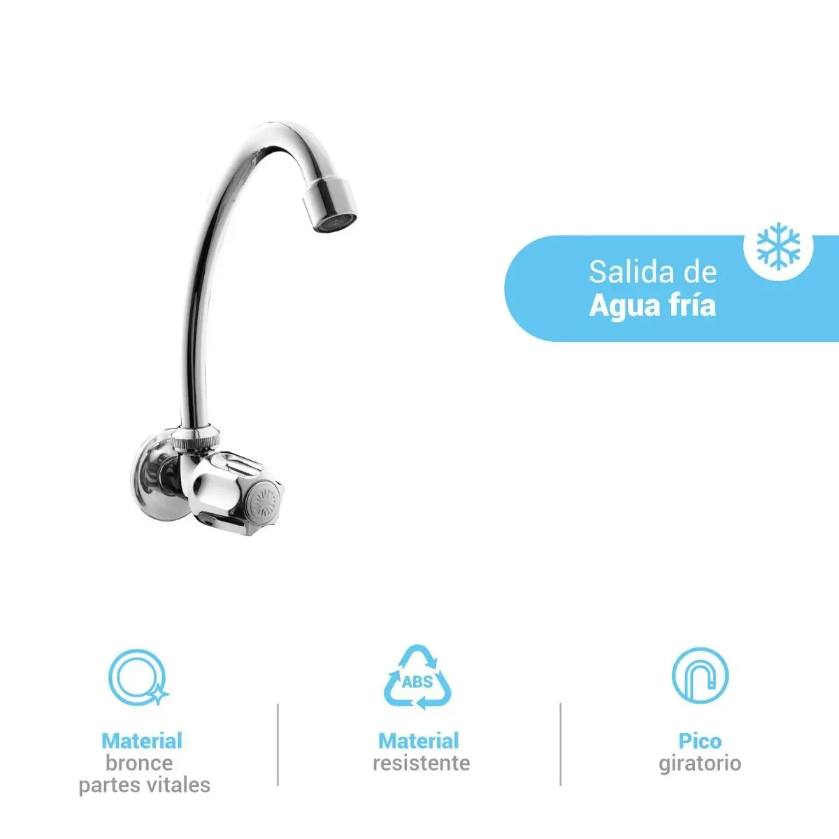 Llave pico ganzo bavaro cr 4121GR00B000 - Italgrif