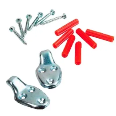 UÑAS PARA LAVATORIO FIERRO - GALVANIZADO