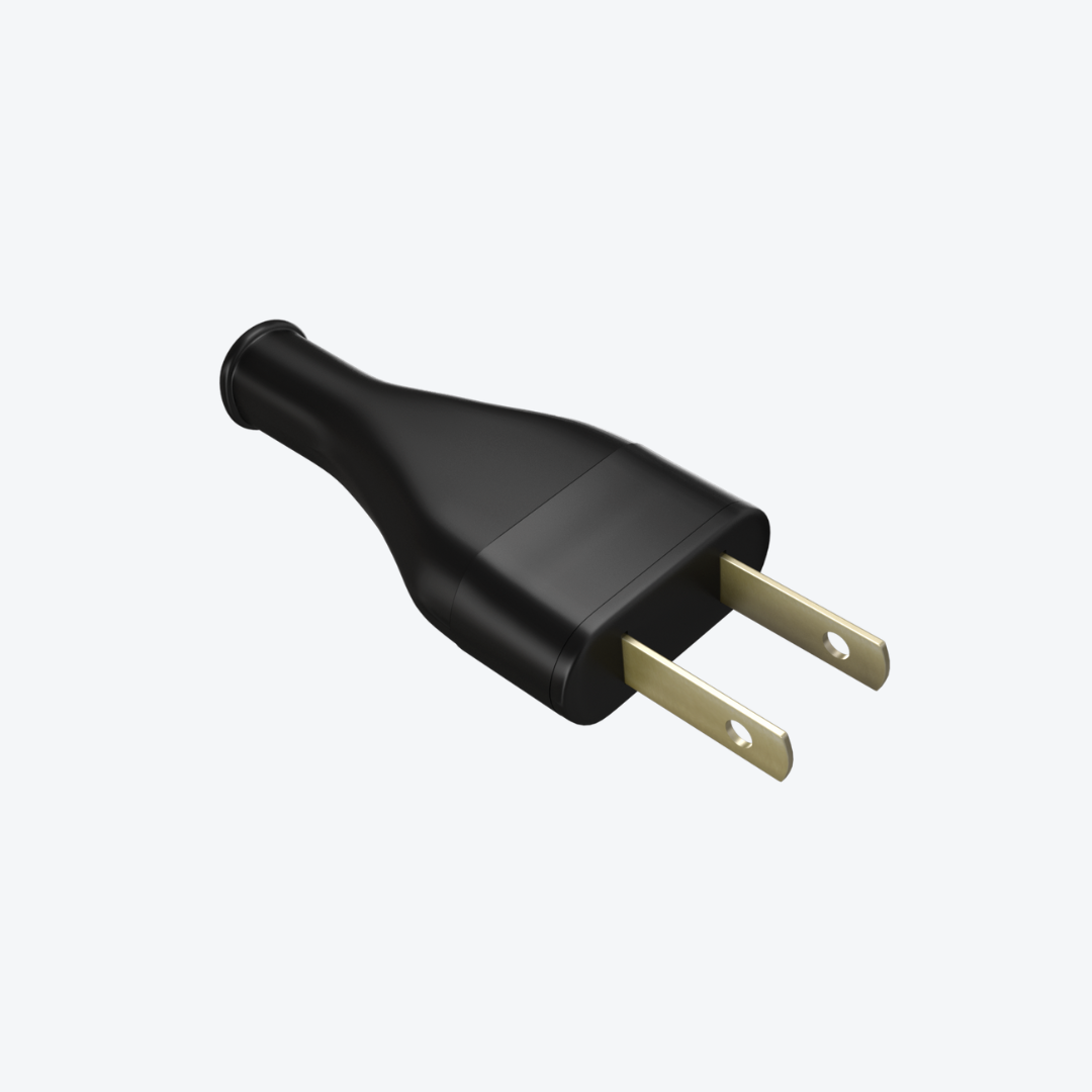 ENCHUFE PLANO 099 NEGRO CJA X 200 - EPEM