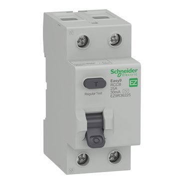 INT.DIFERENCIAL BIPOLAR 2X25 A 30MA EZ9R36225 - SCHNEIDER