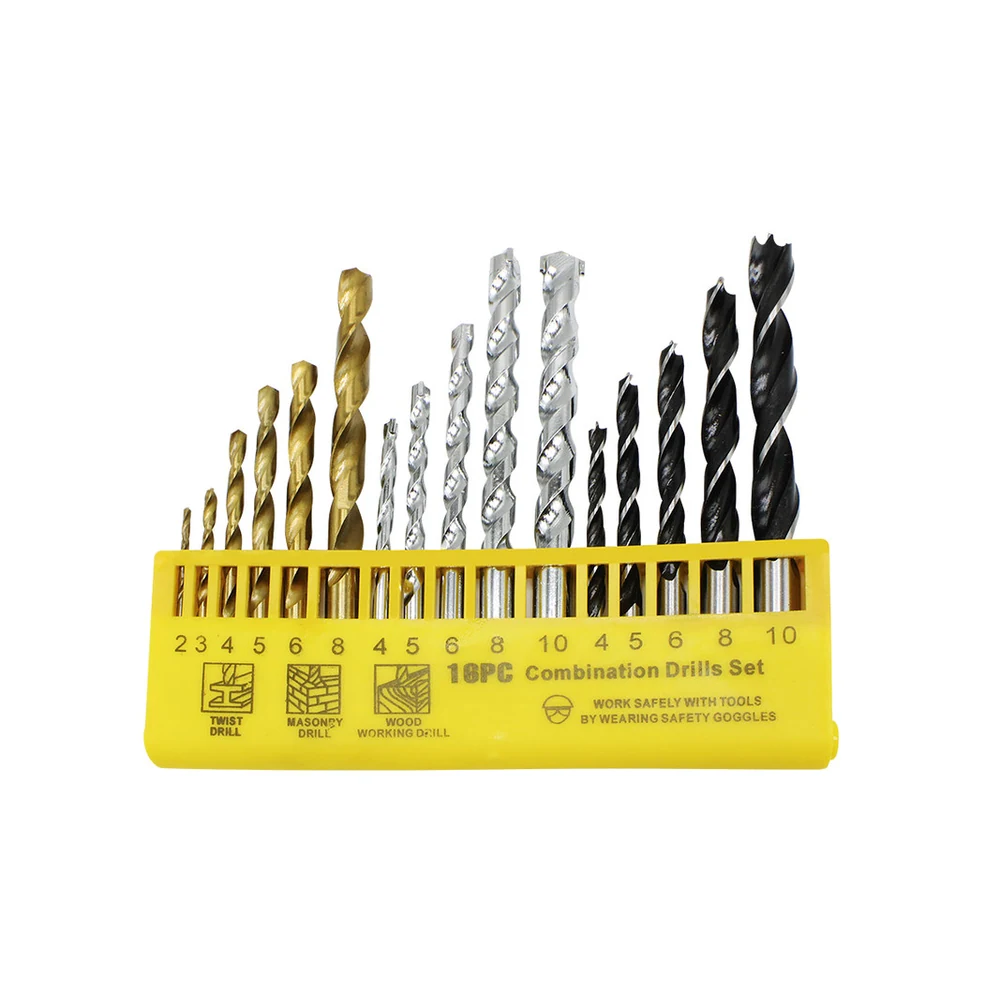Jug. brocas p/fierro y concreto 16PCS KM1065 Kamasa