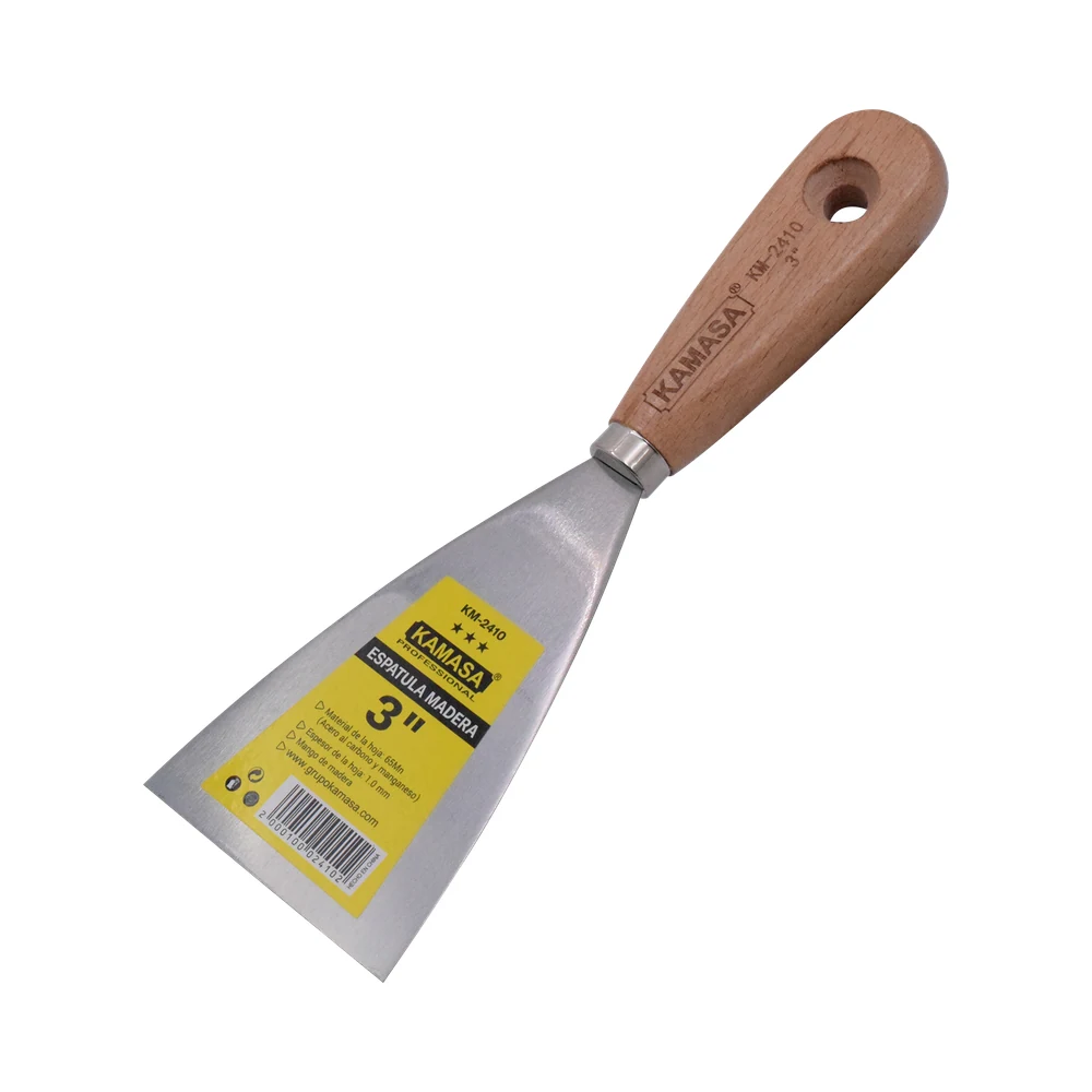 Espatula mango de madera 3 KM2410 cja X10 doc Kamasa