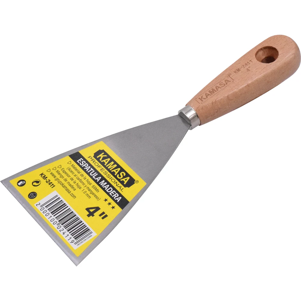 Espatula mango de madera 4 KM2411 cja X20 doc Kamasa