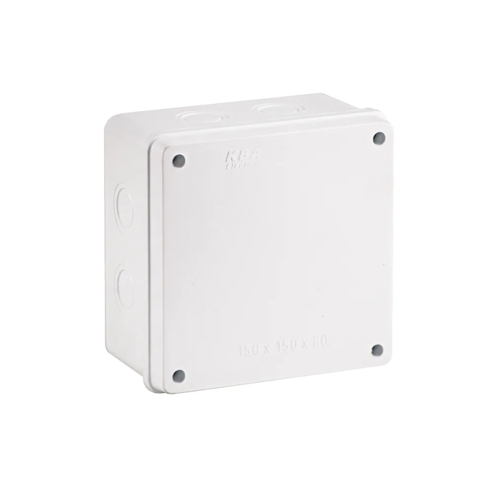 Caja de pase 150X150X80 KBA-077 6X6"X3" - KBA