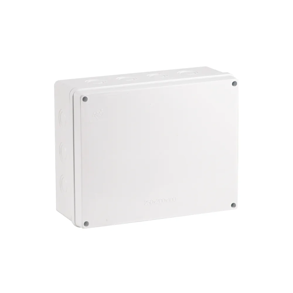 Caja de pase 250X200X100 KBA-078 PVC 8X10"X4" - KBA