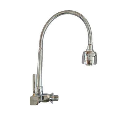 LLAVE PICO DE GANZO FLEXIBLE P/PARED BALU KF-503 - FRENCIA