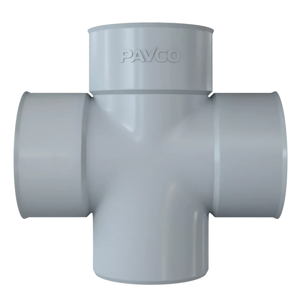 Tee doble 2 caja x 80 Pavco