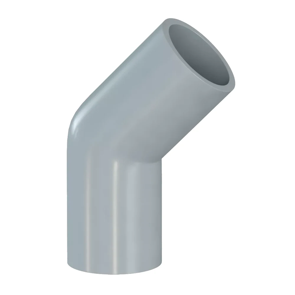 Codo PVC 3/4" x 45º caja x 200 (BOLSA25) Pavco