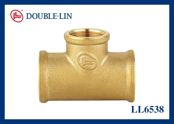 TEE DE BRONCE 1/2" - DOUBLE-LIN