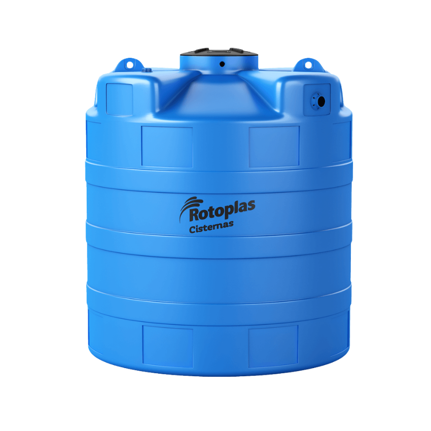 CISTERNA RMA C 2800 LT CON VALV. Y FLOTADOR ROTOPLAS