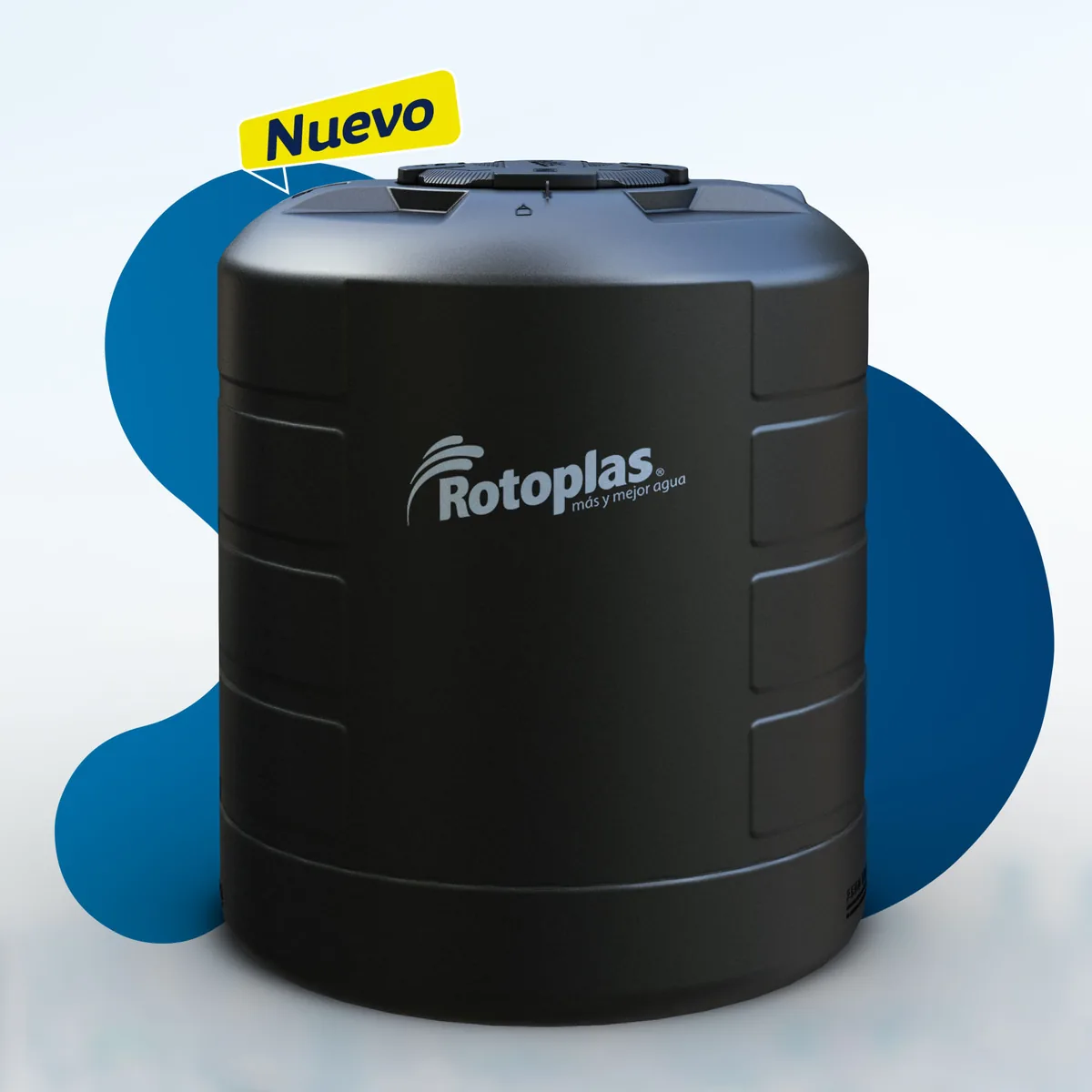 Tanque plus 2500 lt negro 500509 - Rotoplas