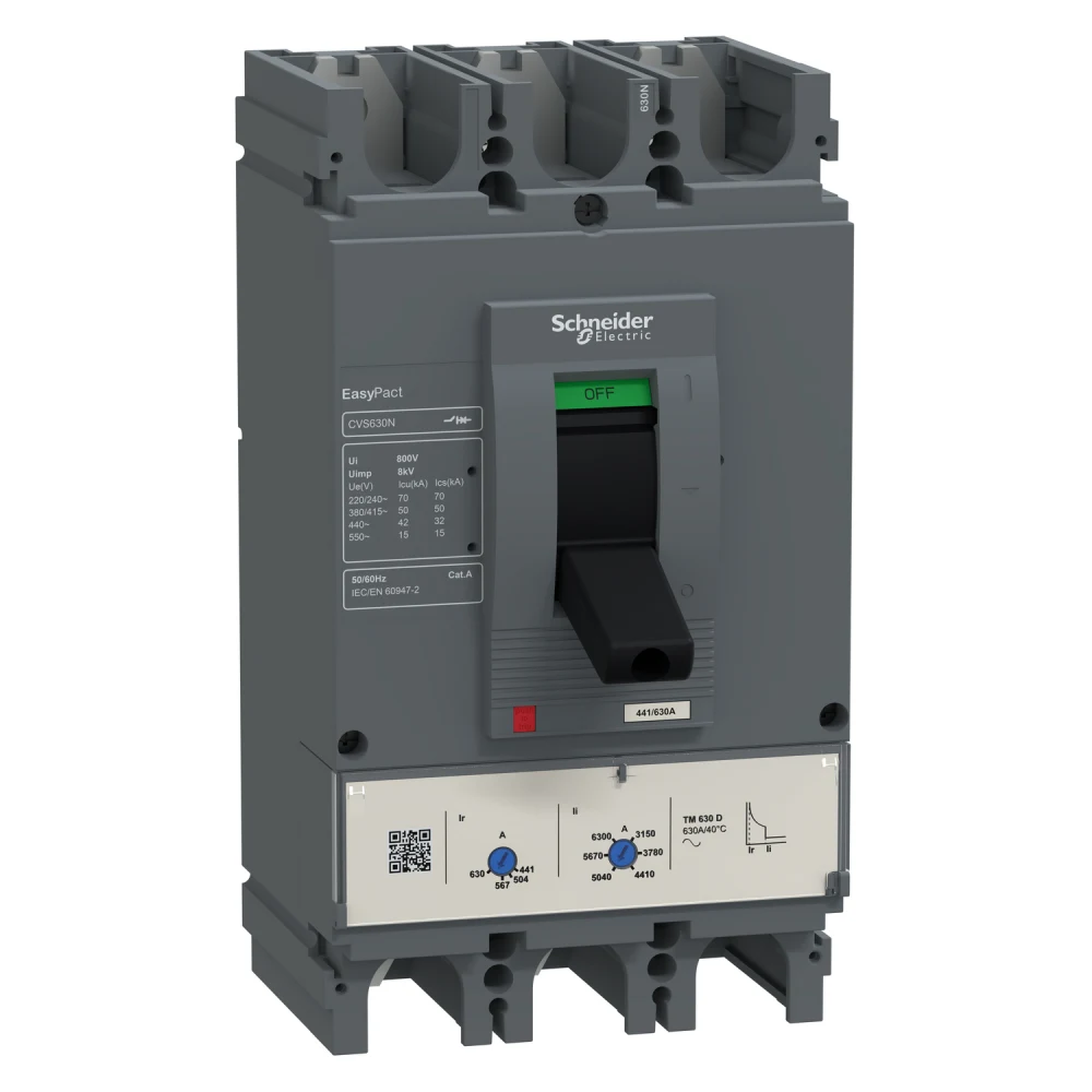Int.termomagnetico REG.3P 420-600 a 50 KA/380-415 v LV563316 Schneider