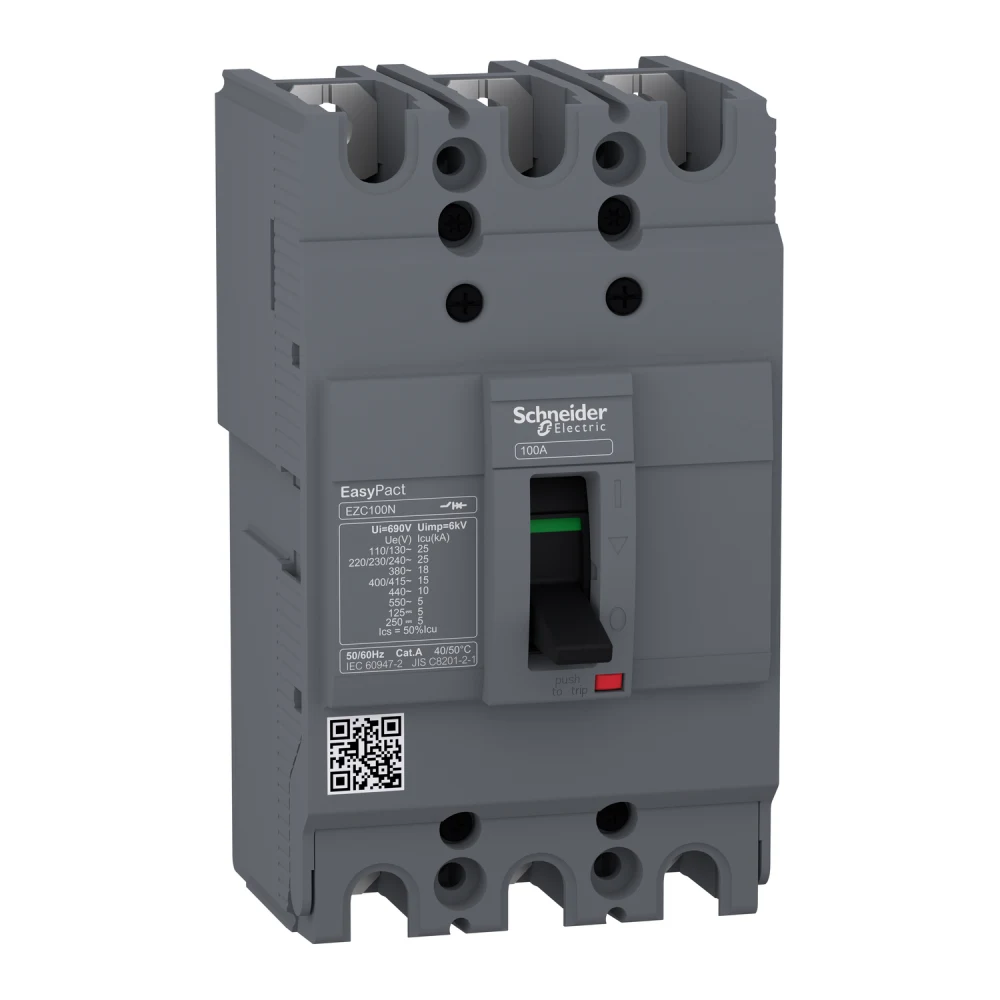 Int.termomagnético fijo 3X40 a 25 ka 220/240 v EZC100N3040 Schneider
