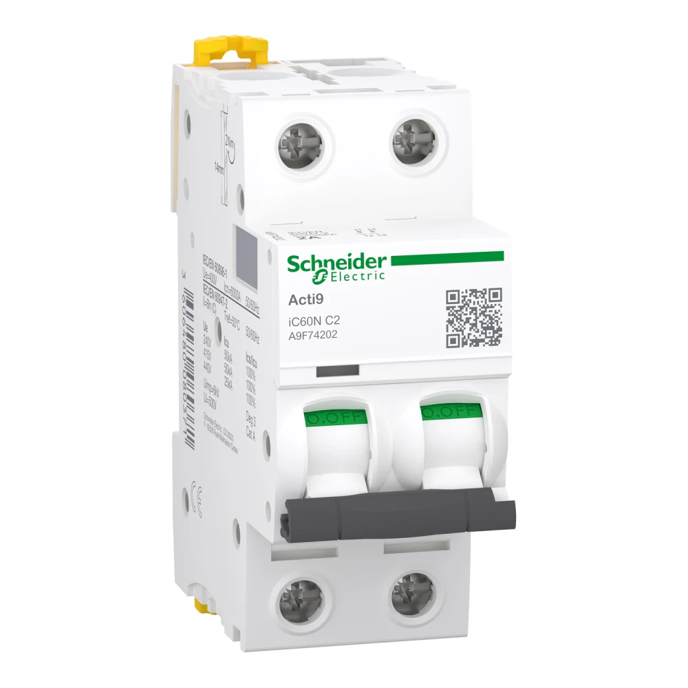 ACTI9 IC60N 2P 2A C A9F74202 int. aut. Schneider