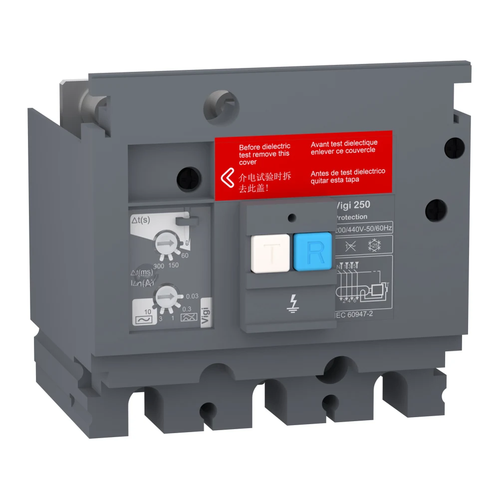 Módulo diferencial vigi p/ cvs 250, 200-440VAC. 30MA a 30A. 3 polos LV529492 Schneider