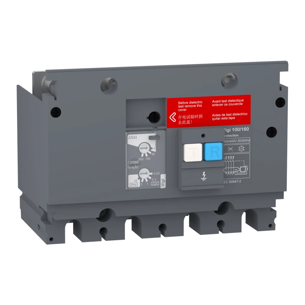 Módulo diferencial vigi p/cvs 100/160, 200-440VAC. 30MA a 30A. 4P LV529489 Schneider