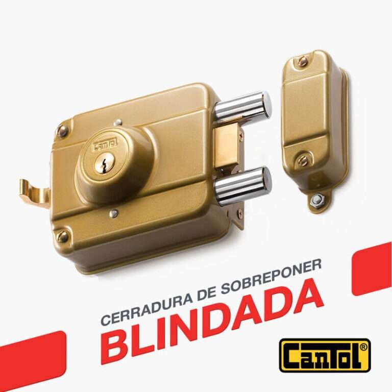 CERRADURA SUPER BLINDADA 2 PINES 900 - CANTOL