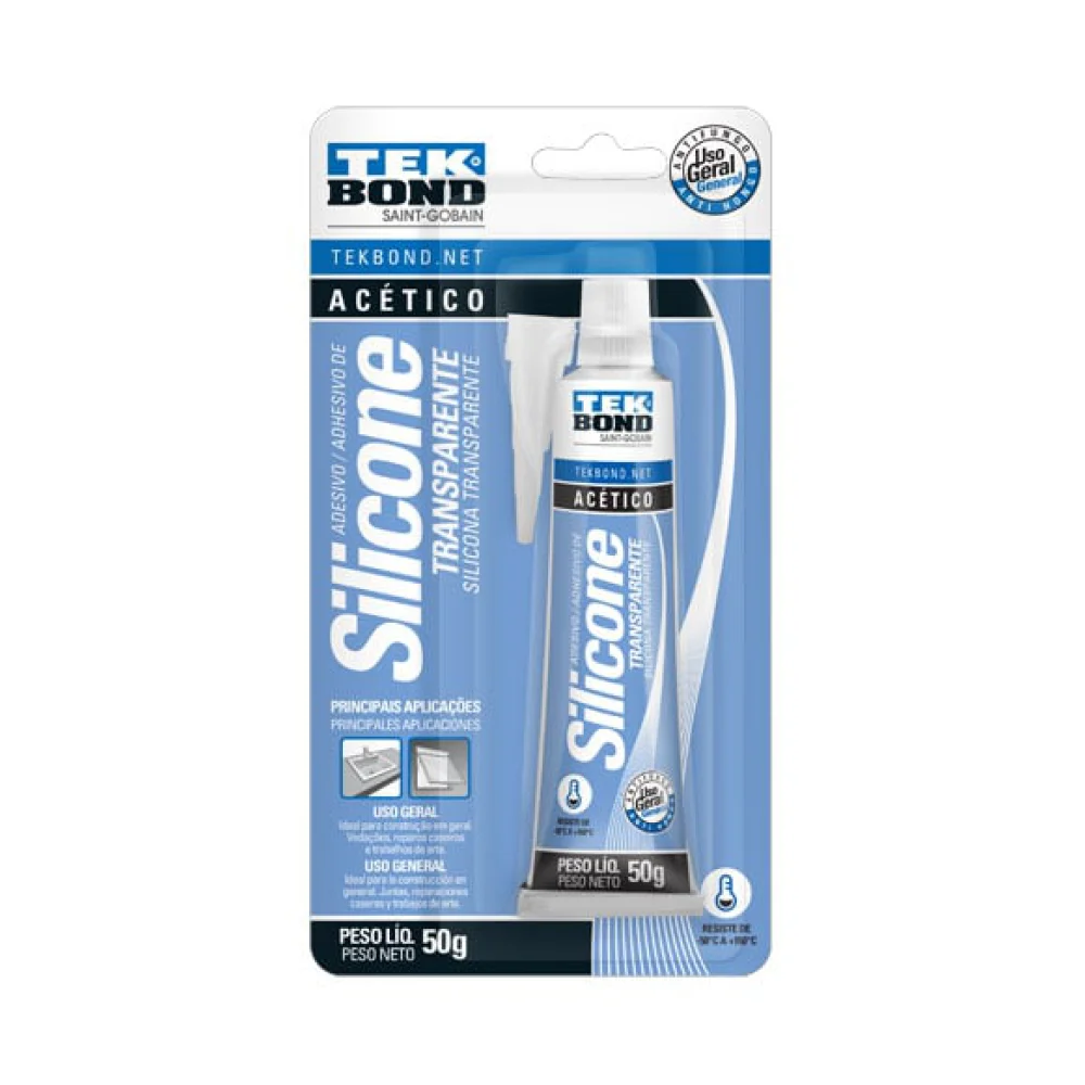 Silicona transparente BLIS.50GR CJA12 69957321895 - Tekbond