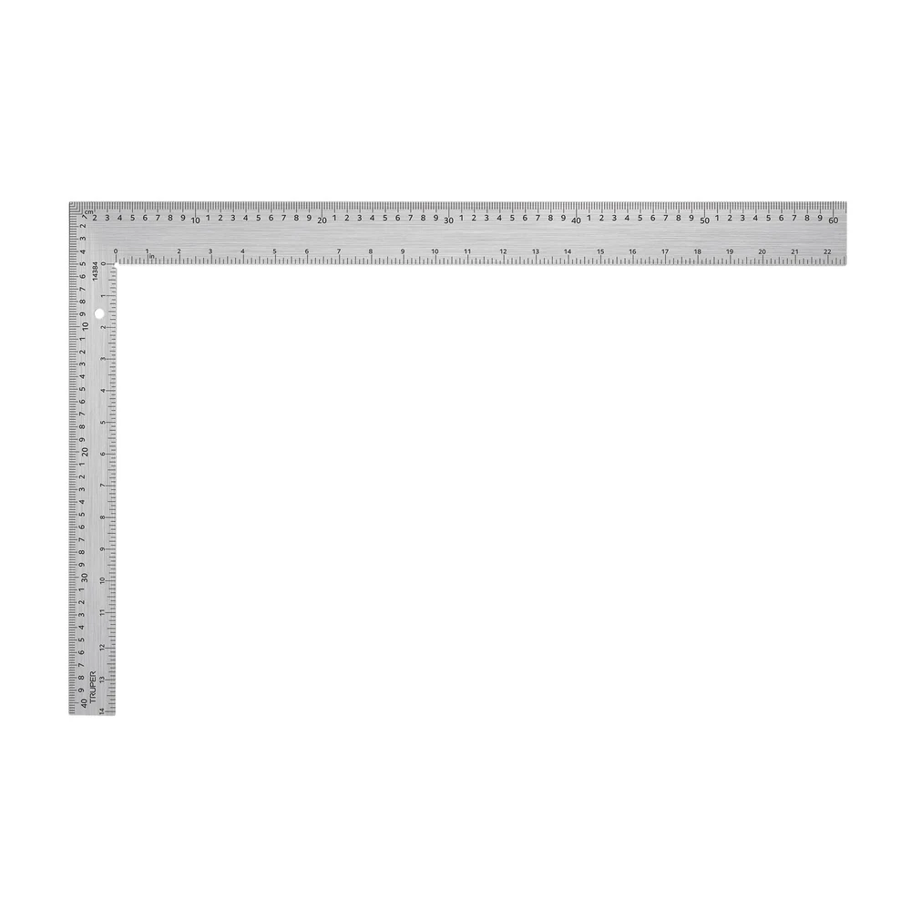 Escuadra 16X24 p/albaðil de acero 14384 Truper