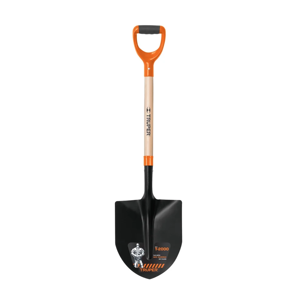 Lampa / pala cuchara m/plas naranja T-2000 puño y 10000 Truper