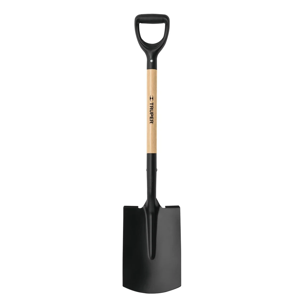Pala recta T-1000 m/plastico negro 11173 Truper