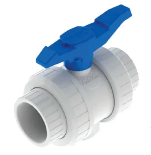 VALVULA PVC 1 DOBLE UNIVER C/R - AQUA