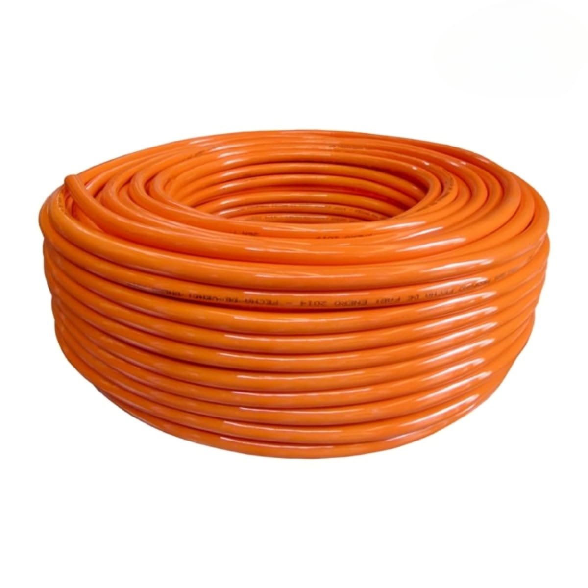 MANGUERA REFORZADA P/GAS ANARANJADO PREMIUM 3/8 - 2M